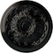 Ekena Millwork Damon Ceiling Medallion (Fits Canopies up to 3 3/8"), Hand-Painted Black Pearl, 20"OD x 1 1/2"P CM20DABPS - alternate 1